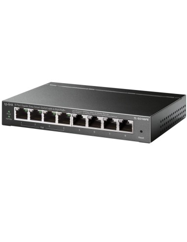 TP-Link TL-SG108PE switch di rete Non gestito L2 Gigabit Ethernet (10 100 1000) Supporto Power over Ethernet (PoE) Nero