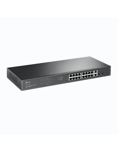 TP-Link TL-SG1218MP switch di rete Non gestito Gigabit Ethernet (10 100 1000) Supporto Power over Ethernet (PoE) 1U Nero