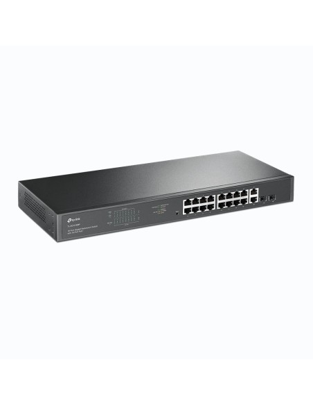 TP-Link TL-SG1218MP switch di rete Non gestito Gigabit Ethernet (10 100 1000) Supporto Power over Ethernet (PoE) 1U Nero
