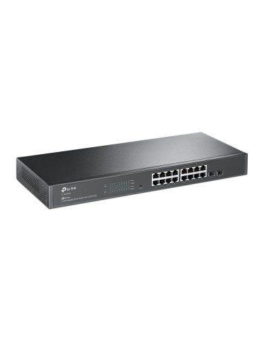 TP-Link TL-SG2218 switch di rete Gestito L2 L2+ Gigabit Ethernet (10 100 1000) 1U Nero