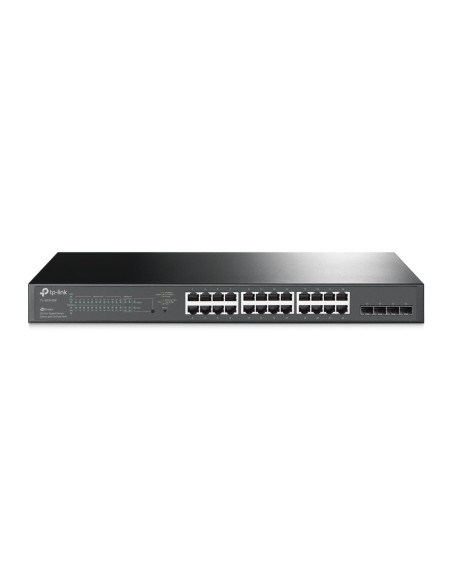 TP-Link TL-SG2428P switch di rete Gestito L2 L2+ Gigabit Ethernet (10 100 1000) Supporto Power over Ethernet (PoE) 1U Nero
