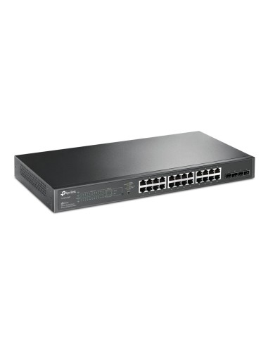 TP-Link TL-SG2428P switch di rete Gestito L2 L2+ Gigabit Ethernet (10 100 1000) Supporto Power over Ethernet (PoE) 1U Nero