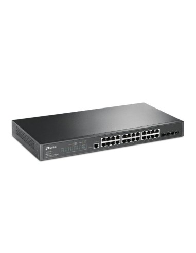 TP-Link TL-SG3428 switch di rete Gestito L2 L3 Gigabit Ethernet (10 100 1000) 1U Nero