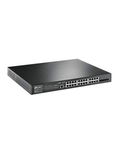 TP-Link TL-SG3428MP switch di rete Gestito L2 L3 Gigabit Ethernet (10 100 1000) Supporto Power over Ethernet (PoE) 1U Nero