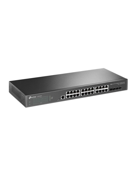 TP-Link TL-SG3428X switch di rete Gestito L2+ L3 Gigabit Ethernet (10 100 1000) 1U Nero