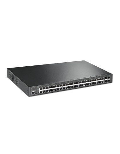 TP-Link TL-SG3452XP switch di rete Gestito L2+ Gigabit Ethernet (10 100 1000) Supporto Power over Ethernet (PoE) 1U Nero