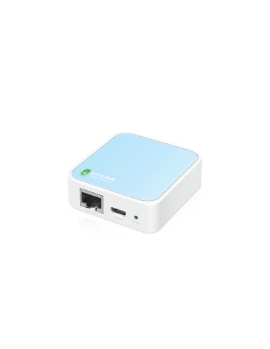 TP-Link 300Mbps Wireless N Nano Router router wireless Fast Ethernet Banda singola (2.4 GHz) 4G Blu, Bianco