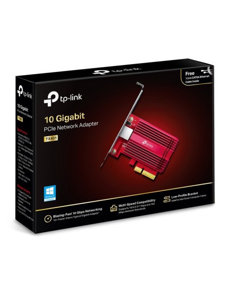 TP-Link TX401 scheda di rete e adattatore Interno Ethernet 10000 Mbit s