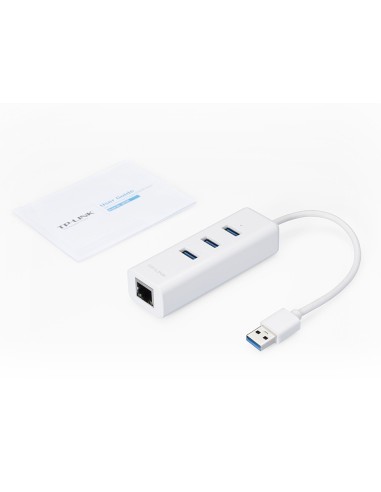 TP-Link UE330 hub di interfaccia USB 3.2 Gen 1 (3.1 Gen 1) Type-A 1000 Mbit s Bianco