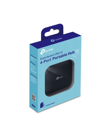 TP-Link UH400 hub di interfaccia USB 3.2 Gen 1 (3.1 Gen 1) Type-A 5000 Mbit s Nero