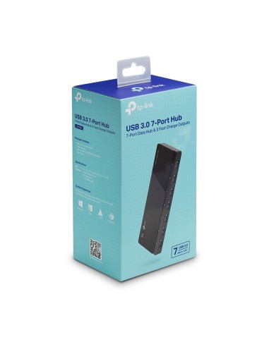TP-Link UH700 hub di interfaccia USB 3.2 Gen 1 (3.1 Gen 1) Micro-B 5000 Mbit s Nero