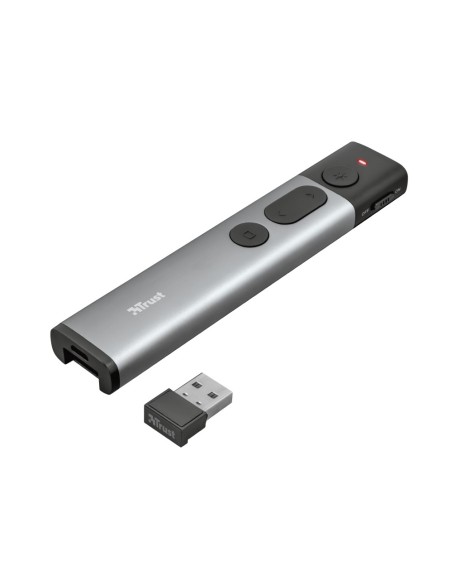 Trust Kazun puntatore wireless RF Alluminio, Nero