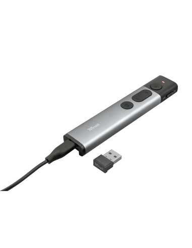 Trust Kazun puntatore wireless RF Alluminio, Nero