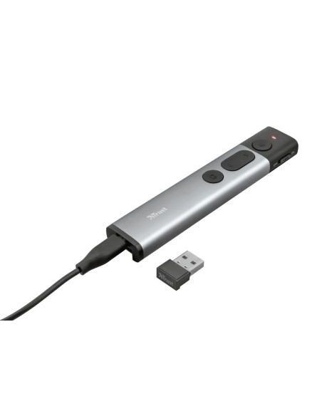 Trust Kazun puntatore wireless RF Alluminio, Nero