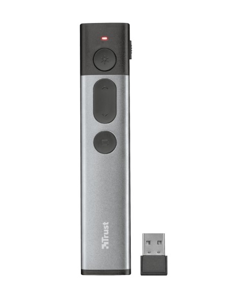 Trust Kazun puntatore wireless RF Alluminio, Nero