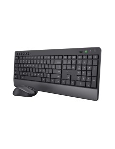 Trust Trezo tastiera Mouse incluso RF Wireless QWERTY Italiano Nero