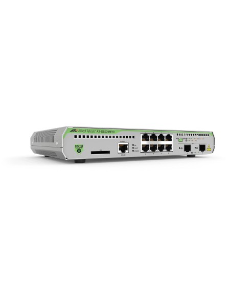Allied Telesis AT-GS970M 10PS-50 Gestito L3 Gigabit Ethernet (10 100 1000) Supporto Power over Ethernet (PoE) 1U Nero, Grigio