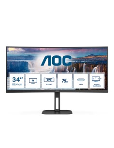 AOC V5 CU34V5C 86,4 cm (34") 3440 x 1440 Pixel Wide Quad HD LED Nero