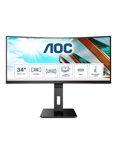 AOC CU34P2C Monitor PC 86,4 cm (34") 3440 x 1440 Pixel UltraWide Quad HD LED Nero