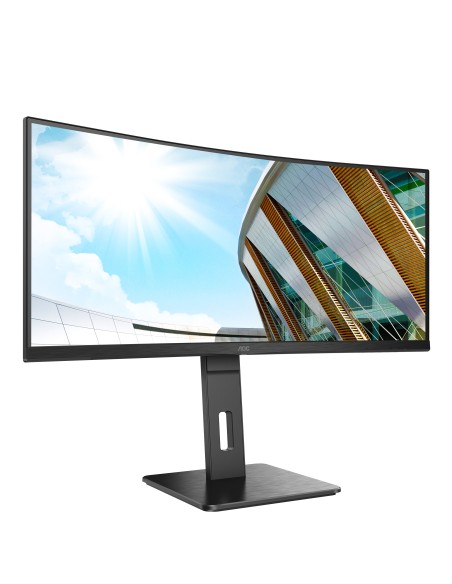AOC CU34P2C Monitor PC 86,4 cm (34") 3440 x 1440 Pixel UltraWide Quad HD LED Nero