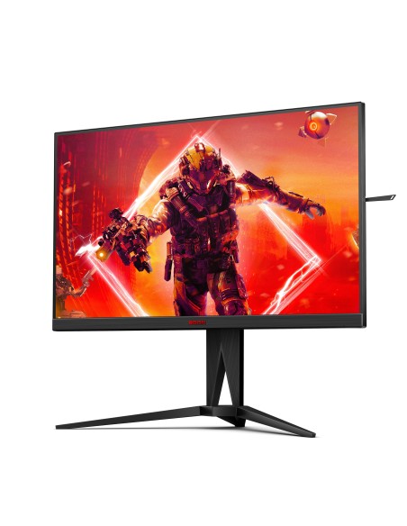 AOC AG275QZN EU Monitor PC 68,6 cm (27") 2560 x 1440 Pixel Quad HD Nero, Rosso