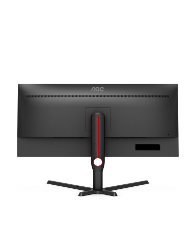 AOC G3 U34G3XM EU LED display 86,4 cm (34") 3440 x 1440 Pixel UltraWide Quad HD Nero, Rosso