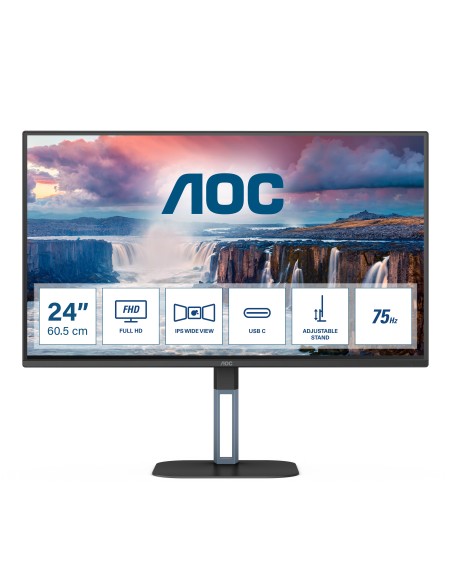 AOC V5 24V5C 60,5 cm (23.8") 1920 x 1080 Pixel Full HD LED Nero