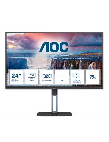 AOC V5 24V5CE 60,5 cm (23.8") 1920 x 1080 Pixel Full HD LED Nero