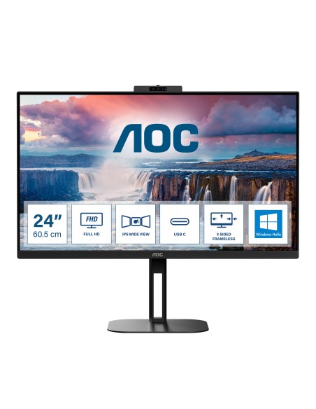 AOC V5 24V5CW 60,5 cm (23.8") 1920 x 1080 Pixel Full HD LED Nero