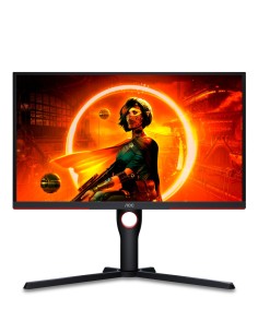 AOC 25G3ZM BK Monitor PC 62,2 cm (24.5") 1920 x 1080 Pixel Full HD Nero, Rosso
