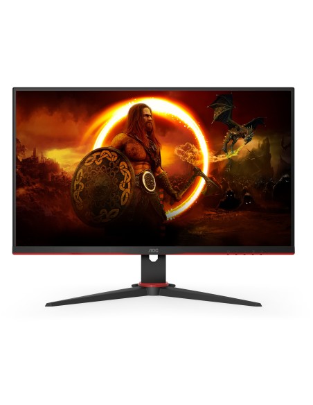 AOC G2 27G2SPAE BK LED display 68,6 cm (27") 1920 x 1080 Pixel Full HD Nero, Rosso
