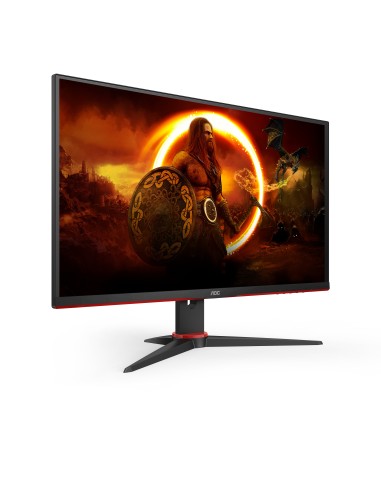 AOC G2 27G2SPAE BK LED display 68,6 cm (27") 1920 x 1080 Pixel Full HD Nero, Rosso