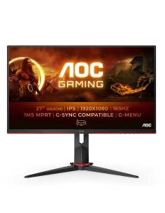 AOC 27G2SPU BK Monitor PC 68,6 cm (27") 1920 x 1080 Pixel Full HD Nero, Rosso