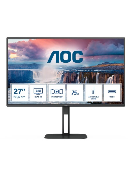 AOC V5 Q27V5C 68,6 cm (27") 2560 x 1440 Pixel Quad HD LED Nero