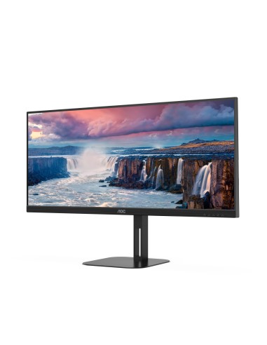 AOC V5 U34V5C BK Monitor PC 86,4 cm (34") 3440 x 1440 Pixel UltraWide Quad HD LCD Nero
