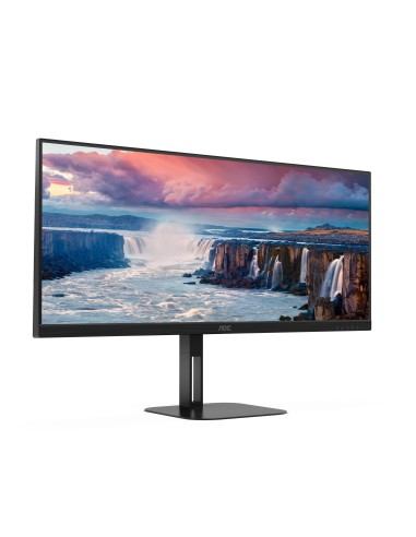 AOC V5 U34V5C BK Monitor PC 86,4 cm (34") 3440 x 1440 Pixel UltraWide Quad HD LCD Nero