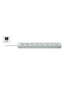 Vertiv Knürr PDU DI-STRIP, Basic, 0U 1U, ingresso IEC 60320 C20 230V 16A, uscite (8) Schuko