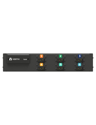 Vertiv U1071L unità di distribuzione dell'energia (PDU) 18 presa(e) AC 2U Nero