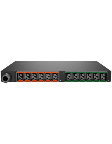 Vertiv VP59100 unità di distribuzione dell'energia (PDU) 12 presa(e) AC 1U Nero