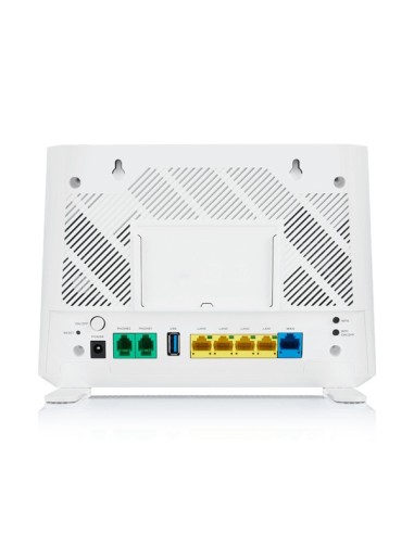 Zyxel EX3301-T0 router wireless Gigabit Ethernet Dual-band (2.4 GHz 5 GHz) Bianco
