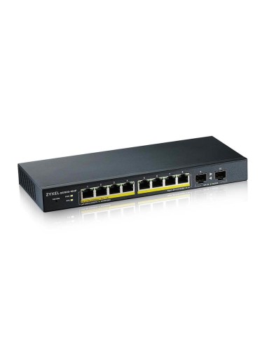 Zyxel GS1900-10HP Gestito L2 Gigabit Ethernet (10 100 1000) Supporto Power over Ethernet (PoE) Nero