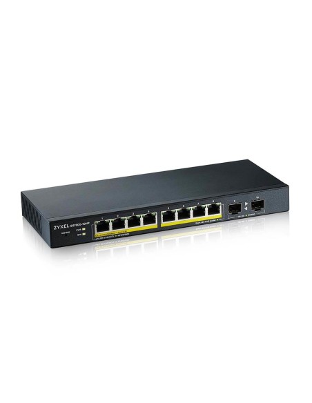 Zyxel GS1900-10HP Gestito L2 Gigabit Ethernet (10 100 1000) Supporto Power over Ethernet (PoE) Nero