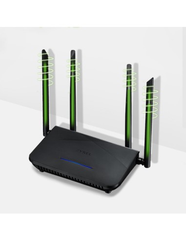 Zyxel NBG7510 router wireless Gigabit Ethernet Dual-band (2.4 GHz 5 GHz) 5G Nero