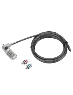 Targus ASP86RGL cavo di sicurezza Nero, Argento 1,98 m 2