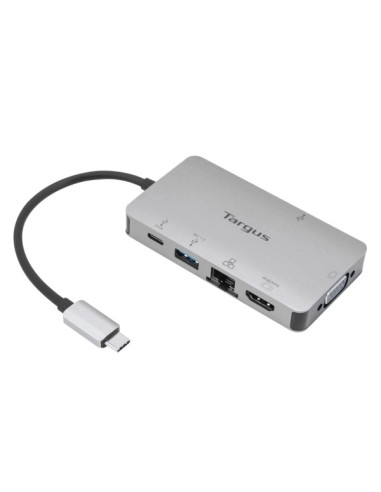 Targus DOCK419 Cablato USB 3.2 Gen 1 (3.1 Gen 1) Type-C Grigio