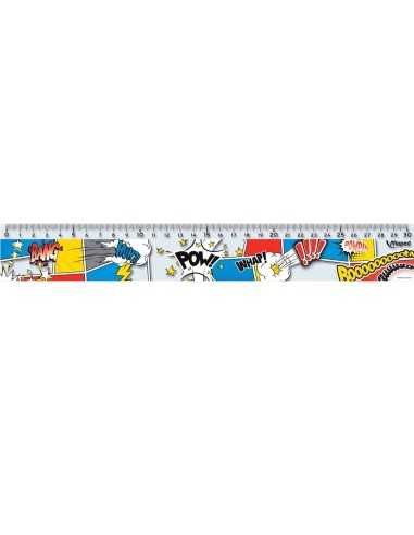Maped RIGHELLO TATOO 30CM Righello lineare 30 mm Plastica Trasparente 1 pz