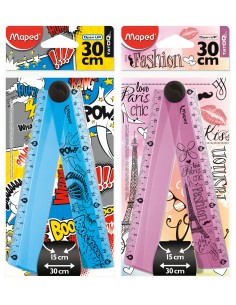 Maped RIGA CM 30 RIPIEGABILE Righello lineare 30 mm Blu
