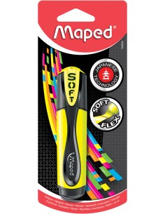 Maped 746024 5 evidenziatore 1 pz Punta del pennello Giallo