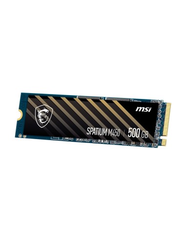 MSI SPATIUM M450 PCIe 4.0 NVMe M.2 500GB PCI Express 4.0 3D NAND