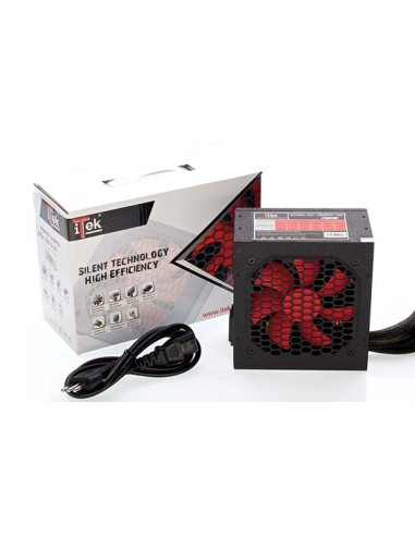 itek DESERT 750 alimentatore per computer 750 W 20+4 pin ATX ATX Nero, Rosso